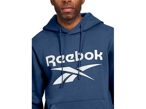 Reebok Cotton Fleece Hooded Sweatshirt