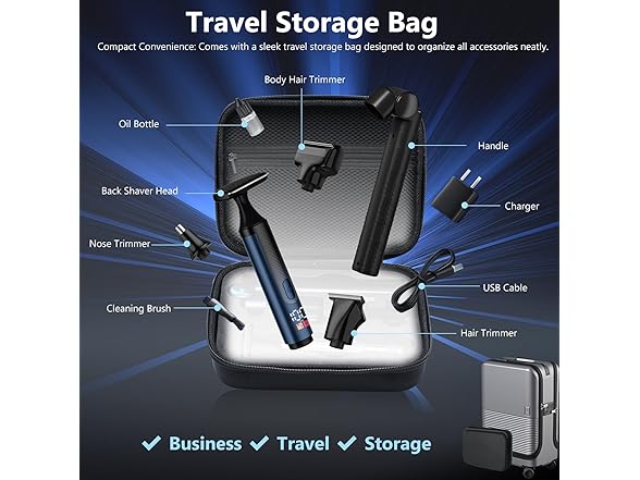 WUXO Back Shaver for Men