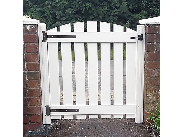 12" Black Door Hinges – 2Pcs