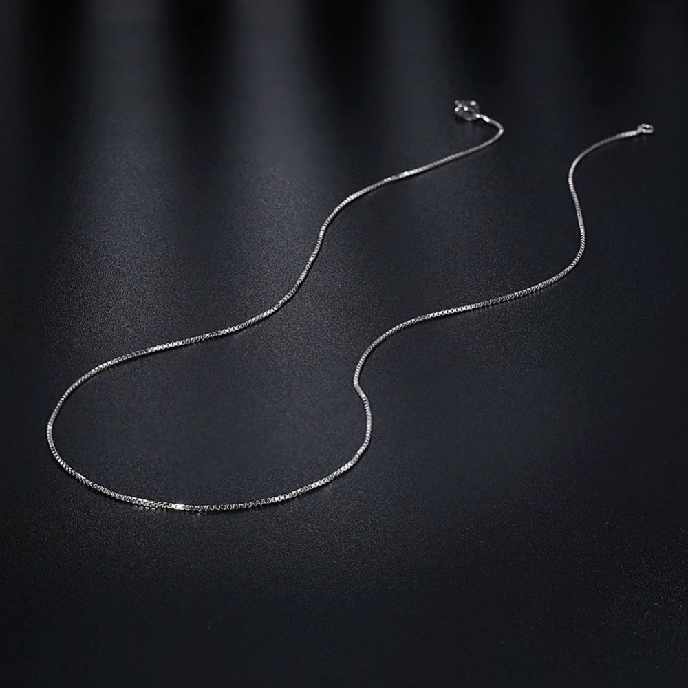 Sterling Silver Box Chain - Gallery 5