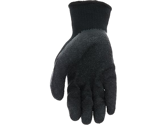 CAT Textured Latex Palm Gloves - Black, Medium