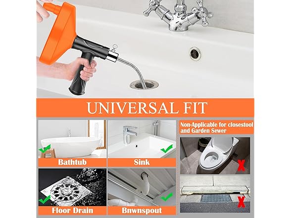 33' Bathroom Plumbing Snake