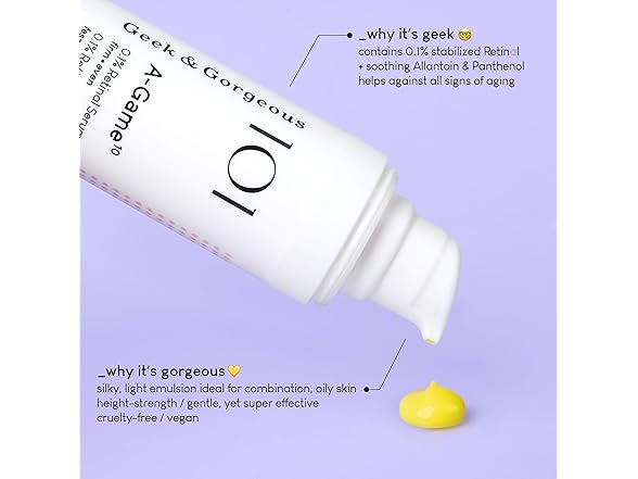 Geek & Gorgeous - A-Game 10-0.1% Retinal Serum