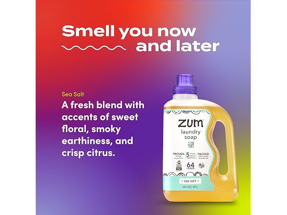 Zum Zum Clean Sea Salt Laundry Soap 64oz