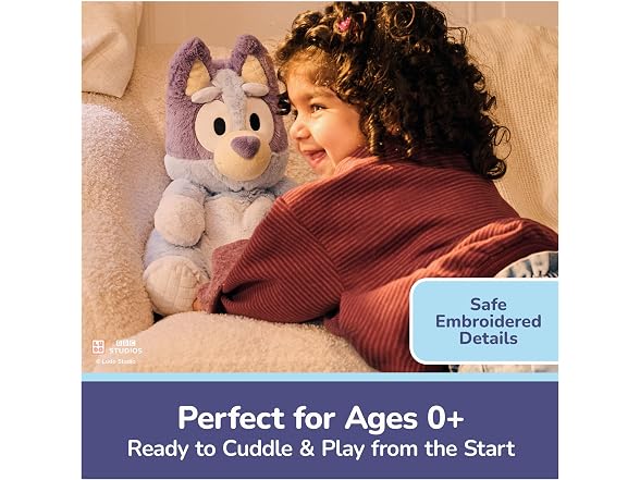 GUND Bluey Official Oh So Snuggly Bluey 12.5-Inch