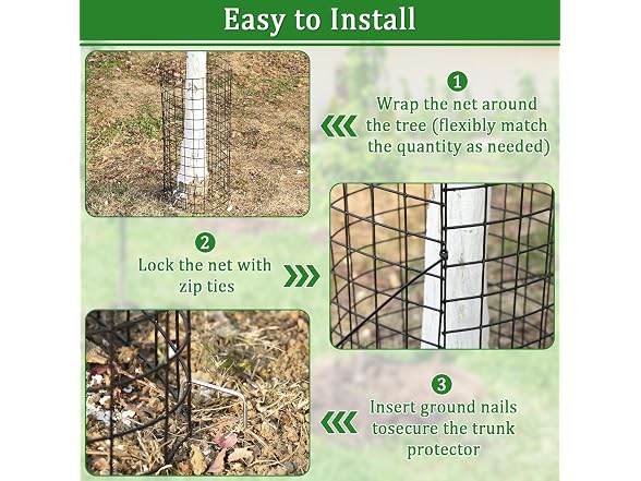 Niuyhe 12 Pack Tree Protectors from Deer