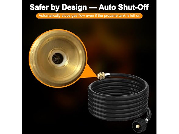 Athnevy FA0601-A1 10FT Propane Hose - Gallery 2