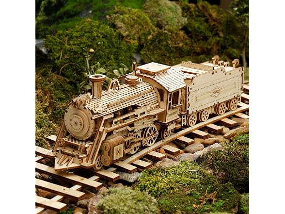 ROBOTIME Locomotive Prime Steam Express Wooden H
