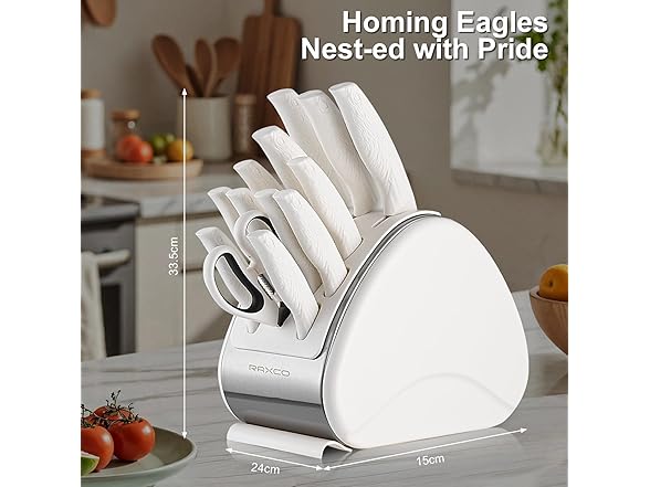 RAXCO 5-Piece Stainless Steel Kitchen Knives