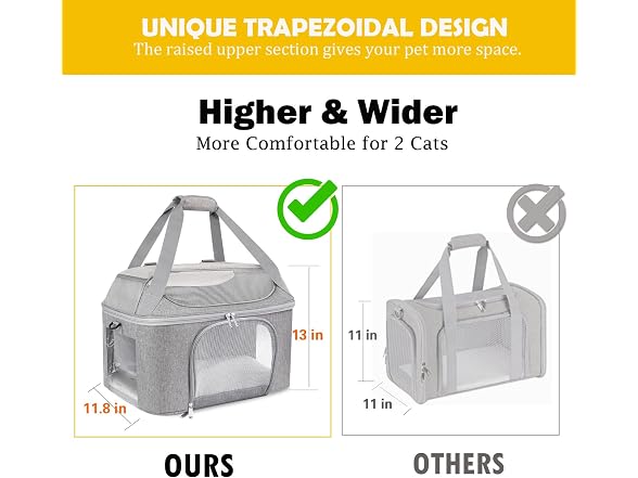 Bejibear Large Cat Carrier Soft Side Pet Carr