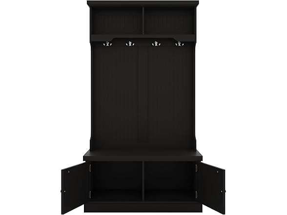 Hall Tree With Storage Shoe Bench