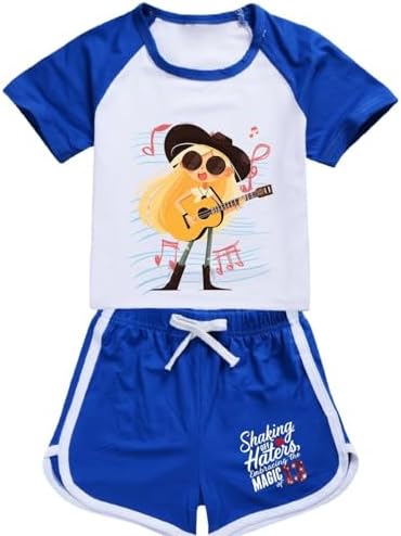 2 PC Girls Princess T-Shirt & Shorts