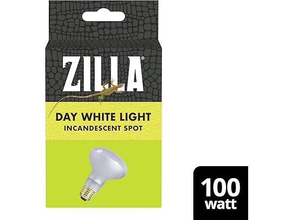 Zilla Incandescent Spot Bulbs Day White 100 Watts