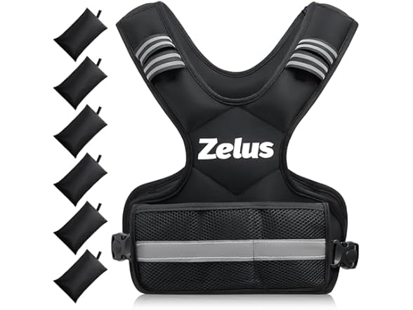 ZELUS Weighted Vest - 4-10lbs