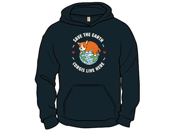 Save the Earth Corgis Live Here