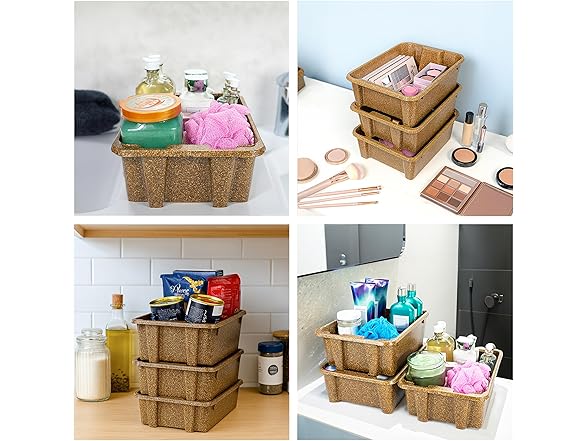 Best Kept Cupboard Organizers And Storage 3-Piece Organizer Set
