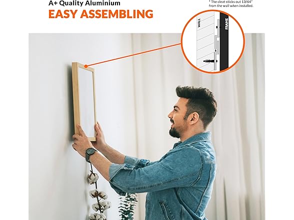 French Cleat 12" 2Pairs 100lb Mirror