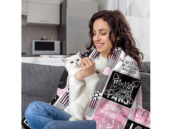 Zvzmzy Gift for Cats Lover Blanket
