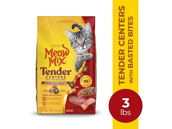 Meow Mix Tender Centers with Basted Bites