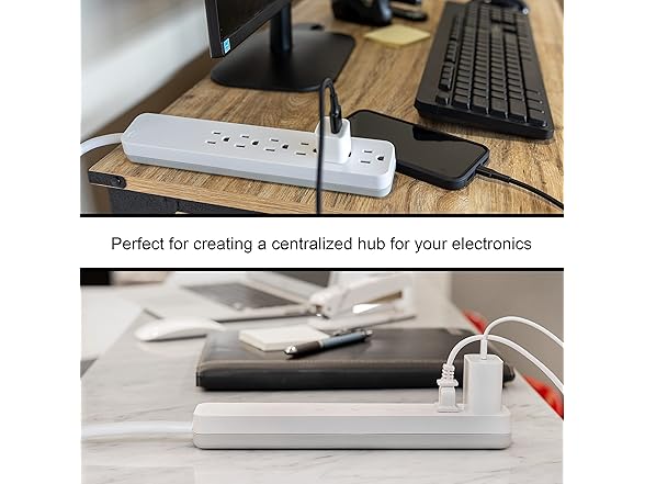 GE 6-Outlet 3ft. Surge Protector
