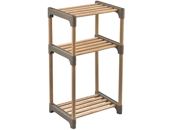 Honey-Can-Do 3-Tier Wood Side Table