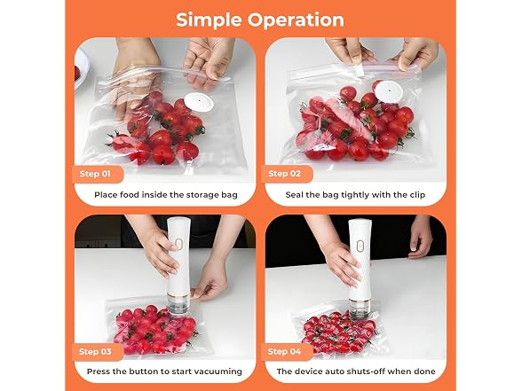 Handheld Vacuum Sealer for Food