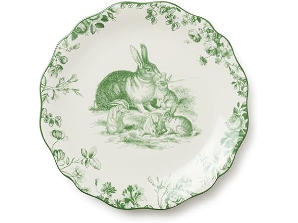 Le Jardin 11 Inch DINNER PLATES, SET OF 4