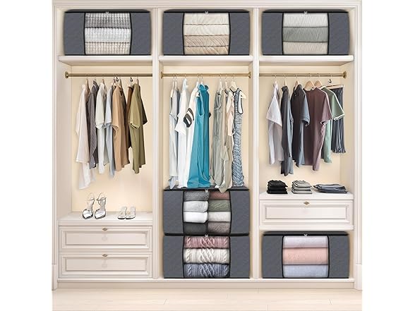 FabTotes Storage Bags | 6 Pack-60L