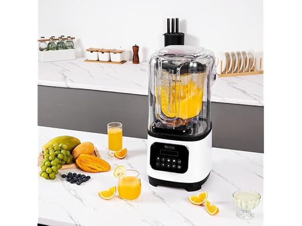 Professional Blender with Shield White