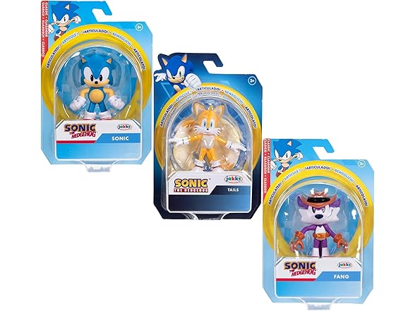JAKKS Pacific Sonic The Hedgehog 2.5" Action Figures