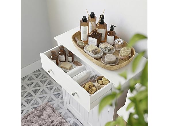 SONGMICS VASAGLE Free Standing Bathroom Cabinet