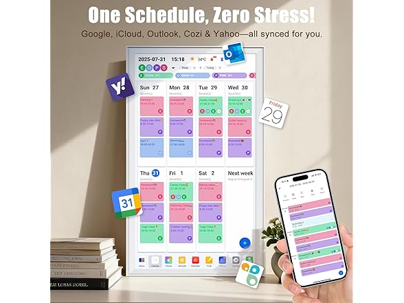 Homlab Digital Calendar 21.5"