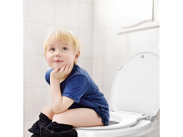 GAOMON Toilet Seat with Toddler Seat, Round