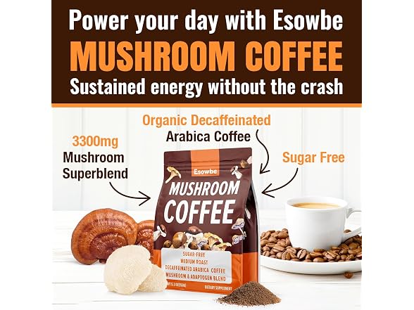 Esowbe 23 IN 1 Mushroom Coffee 5.3 oz