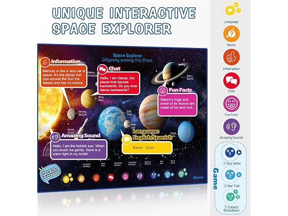 Interactive Space and Dinosaur Poster