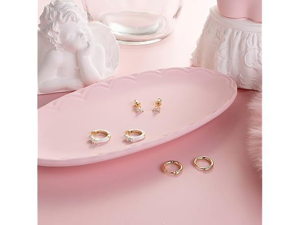 ELF ON THE EAR Gold Hoop Earrings