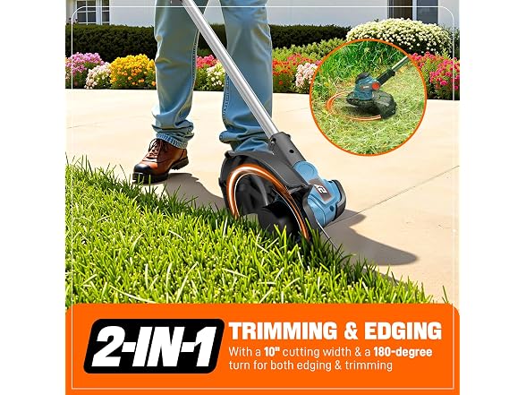 SENIX 20V 10" Cordless Weed Wacker - Gallery 4