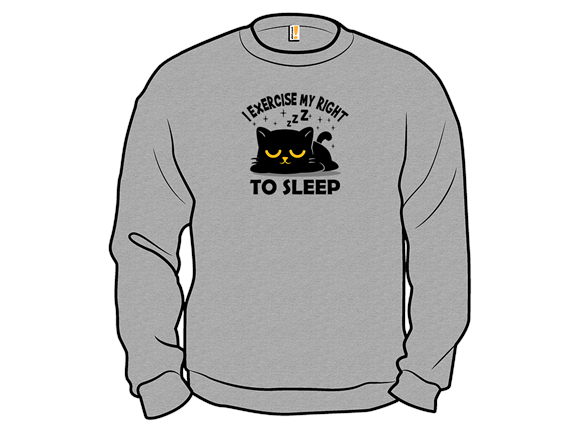 I Exercise My Right To Sleep