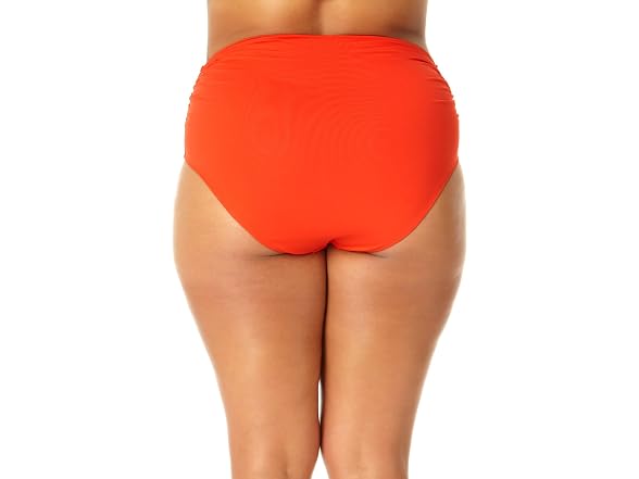 Anne Cole Women (16W) High-Waist Shirred Bottoms