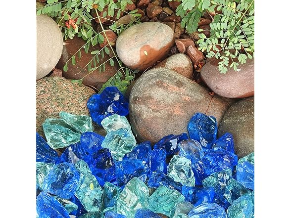 Recycled Glass in Bahama Blend