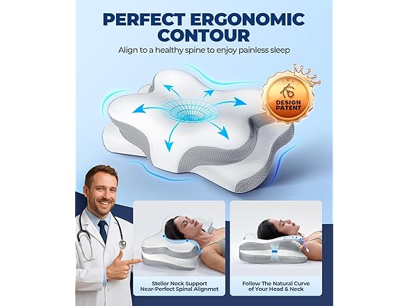 Osteo Sustained Cervical Neck Pillow