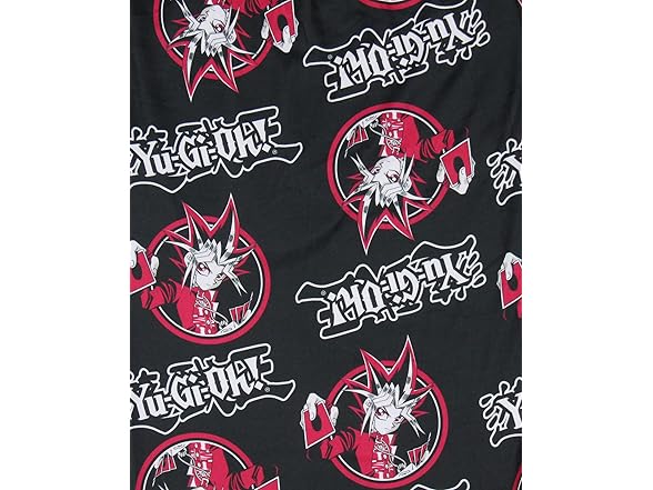 Bioworld Men's Yu-Gi-Oh Pajama Pants Trading Card