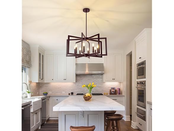 Bairth B0FM34B79T Oil-Rubbed Bronze Kitchen Chandelier