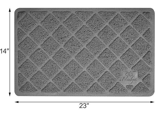 Niubya Premium Cat Litter Mat, 23" Long x 14" Wide