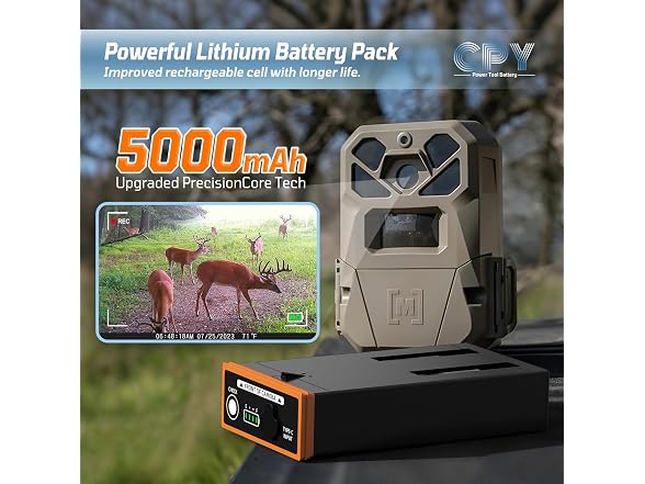 CPY Moultrie Edge Battery 5000mAh 2-Pk