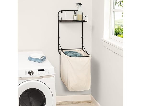 Collapsible Wall-Mounted Clothes Hamper