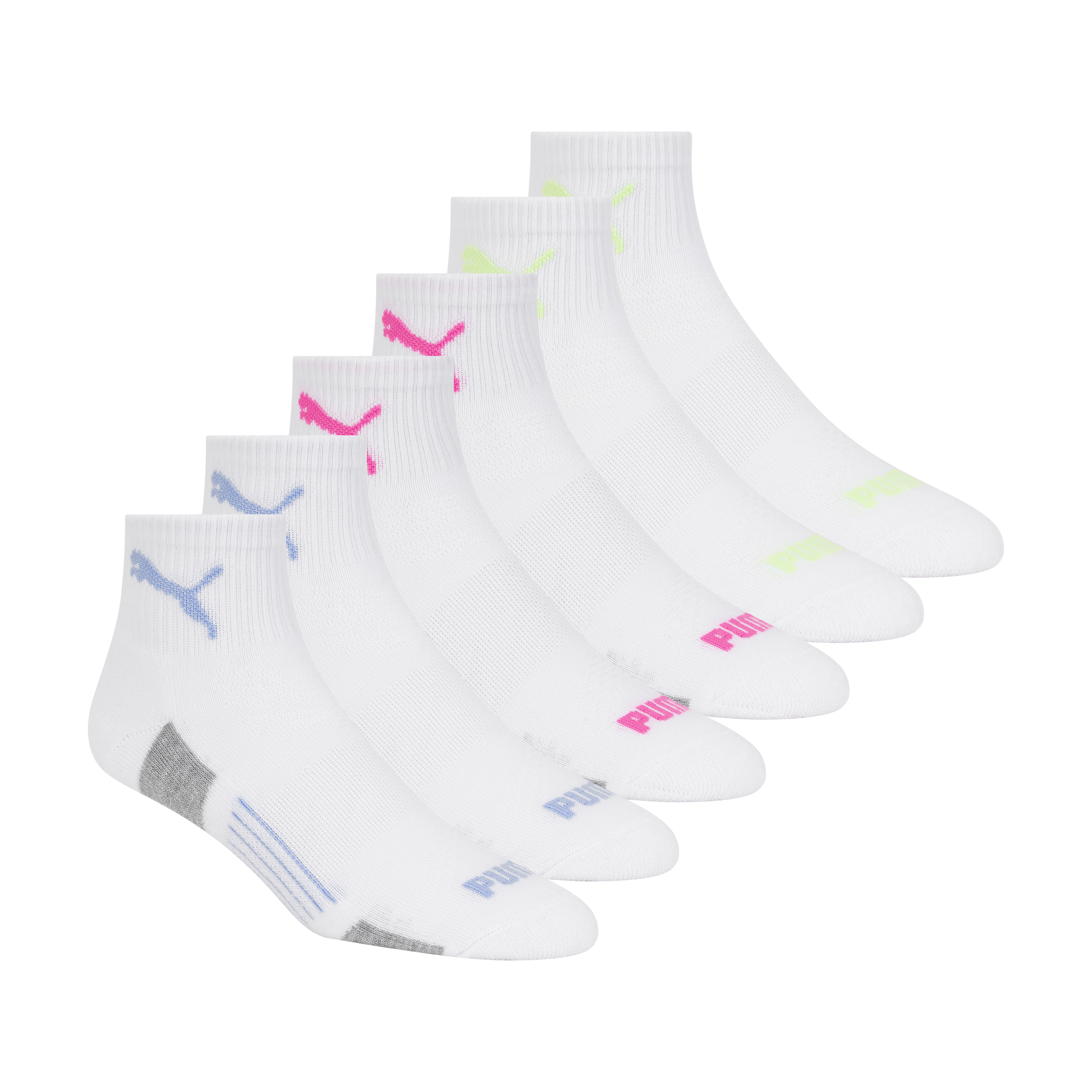 PUMA Women's 12-Pairs Quarter Crew Socks - Gallery 15