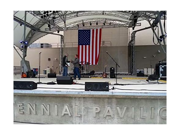 Nylon Embroidered USA Flag, 10 by 15'