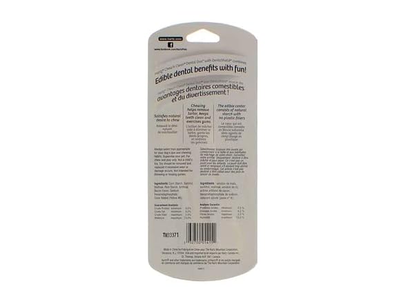 Hartz Chew N' Clean Dental Duo Dog Chew Toy