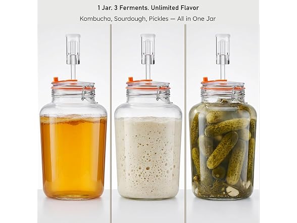Glolaurge 1-Gal Fermentation Jar Kit